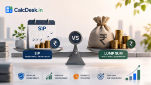 SIP vs Lump Sum Investment 2026 — Which is Better? | CalcDesk.in