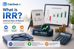 What is IRR? Internal Rate of Return Explained with Examples | CalcDesk.in