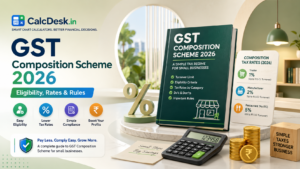 GST Composition Scheme 2026 — Eligibility, Rates & Rules | CalcDesk.in