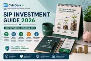 SIP Investment Guide 2026 — How SIP Works, Returns & Tips | CalcDesk.in