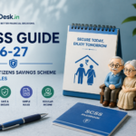 SCSS Guide 2026-27 — Senior Citizens Savings Scheme Rate & Rules | CalcDesk.in